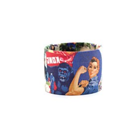 Bracelet manchette Girl Power