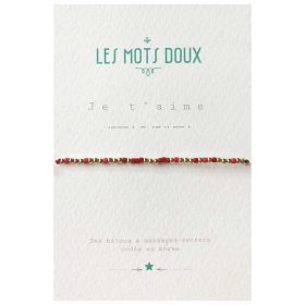 Bracelet code morse « je t’aime » – Argent